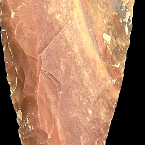 Flint Spearhead Head Point Knife Blade Arrowhead Stone Collectible - Picture 3 of 7